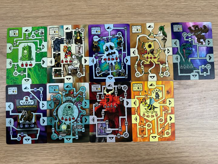 Almost Everything One Card Maze (No Kickstarter Exclusives)