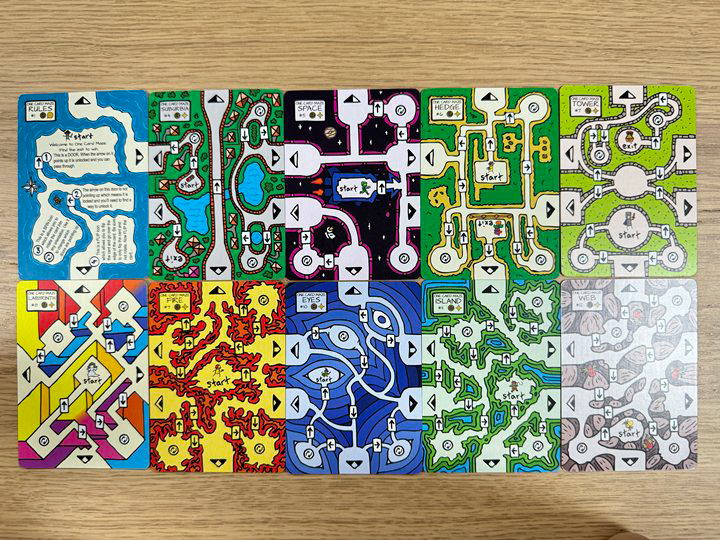 Almost Everything One Card Maze (No Kickstarter Exclusives)