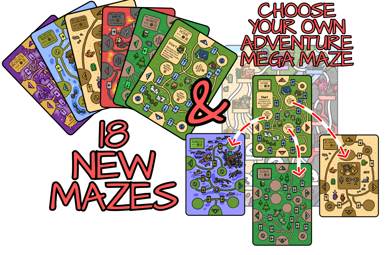 Multi Card Maze Print and Play