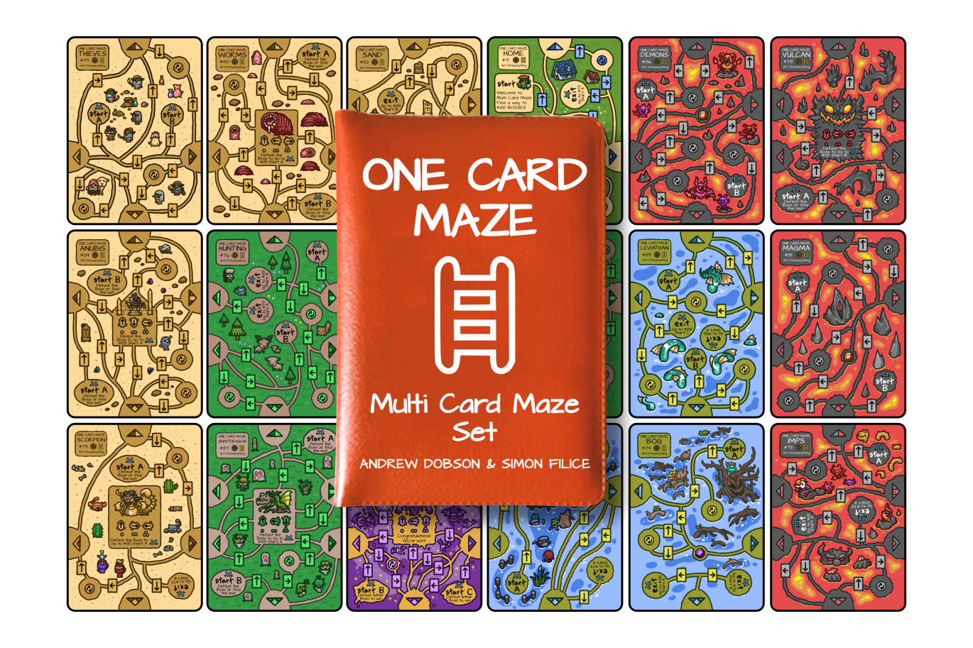 Multi Card Maze Wallet